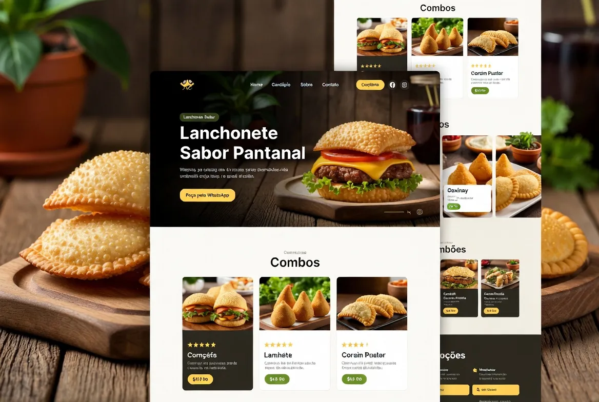 Lanchonete Sabor Premium